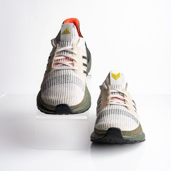 Adidas Ultra Boost 19 Mens Athletic Sneakers olive Green beige US 8.5 EU 42 New main image 5